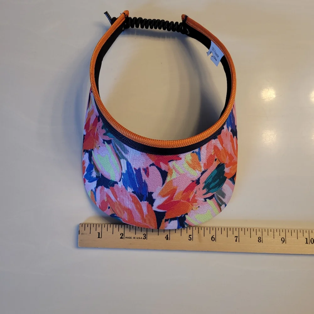 Tipsy Tulip Floral Women's Coil Visor GLOVE IT